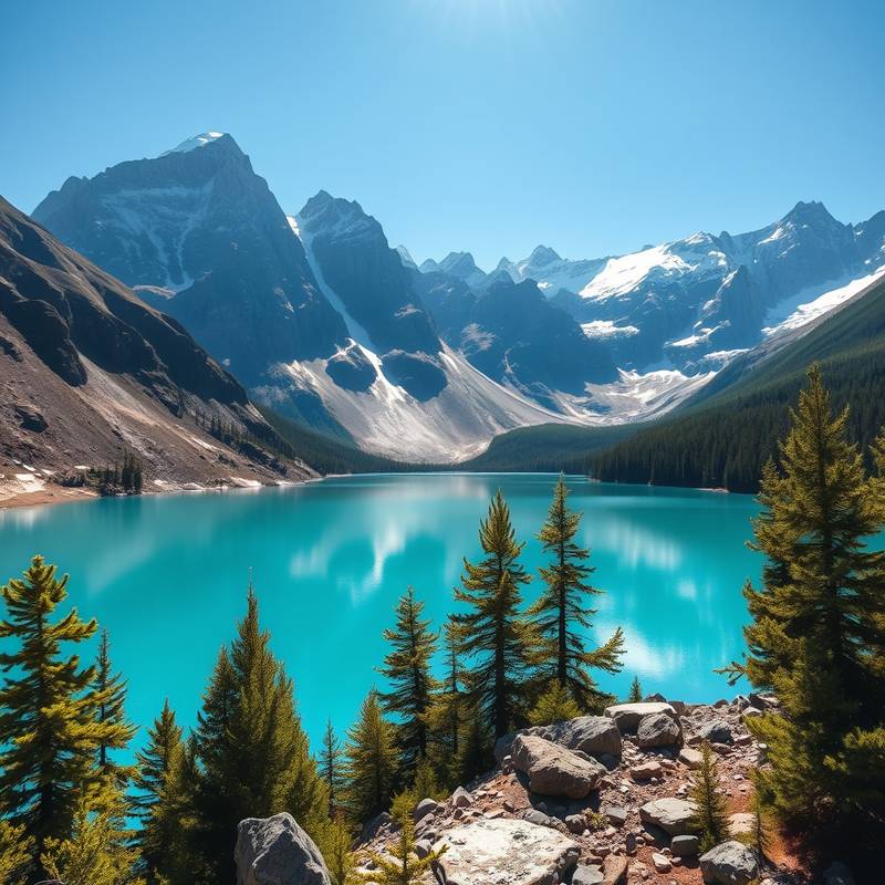 Foto de Laguna 69 durante una excursión