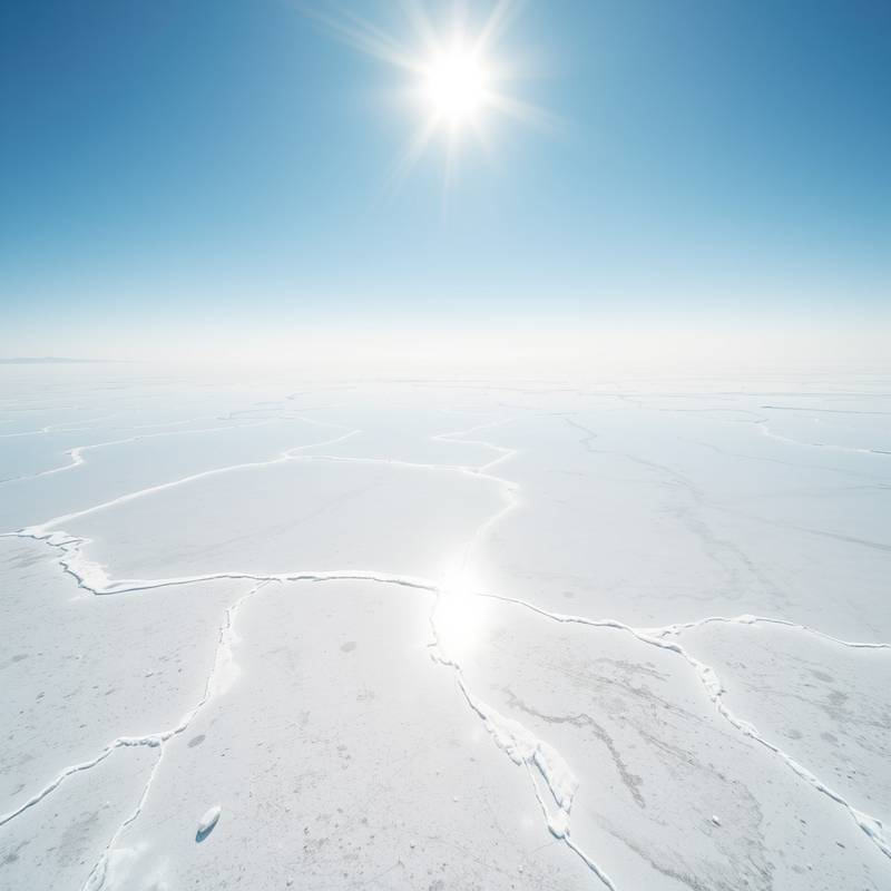 Vista del Salar de Uyuni en Bolivia